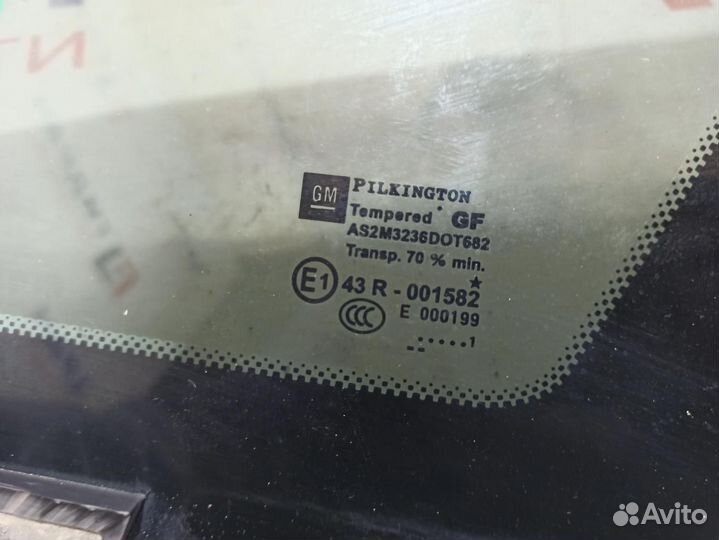 Стекло кузовное глухое левое Opel Astra J 5161001