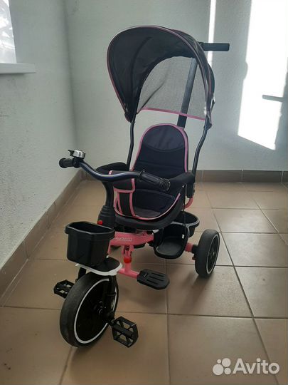 Трехколесный велосипед Kreiss с ручкой