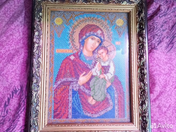 Икона из бисера