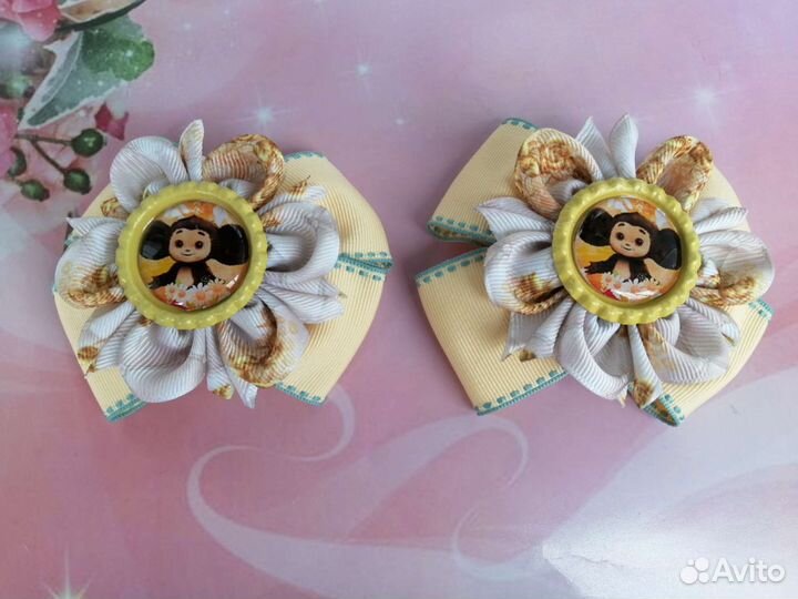 Бантики с Чебурашкой