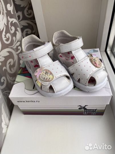 Сандали для девочки, 23 размер