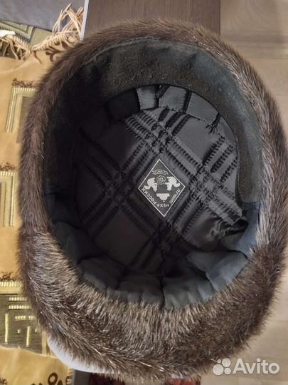Шапка мужская из нерпы