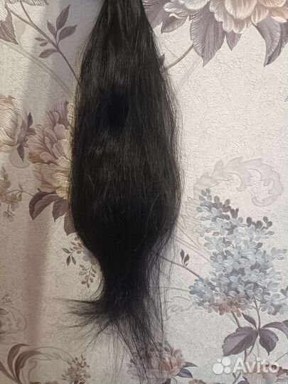 Волосы для наращивания 50 см бу 118 прядей