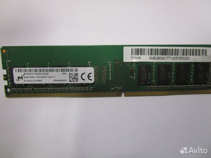 Оперативная память 8Gb Micron 2400Mhz MTA8ATF1G64A