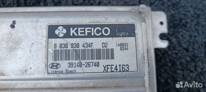 Эбу, мозги Элантра 3 XD 1.6 G4ED