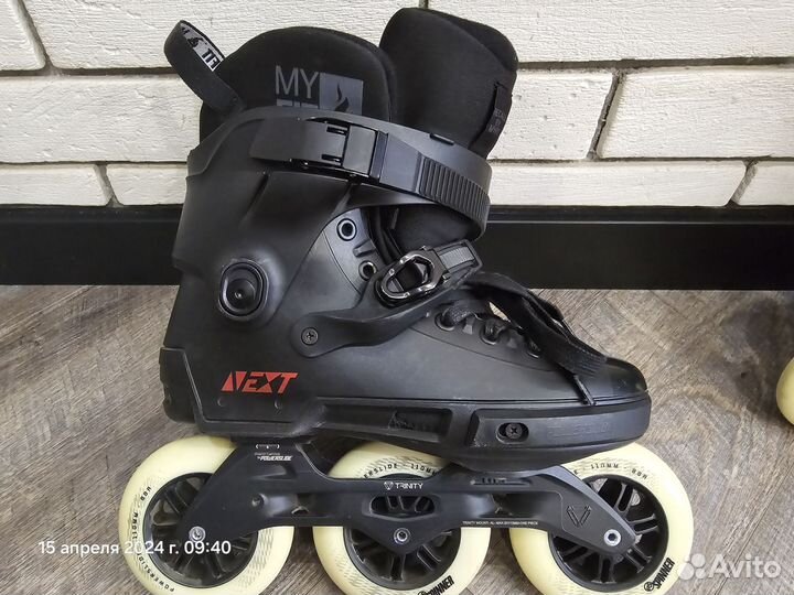 Роликовые коньки Powerslide Next Core 110 Black