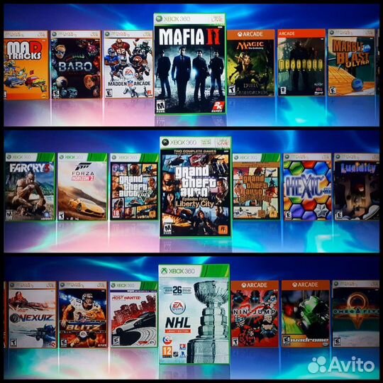 Xbox 360, 250GB/freeboot + 171 игра