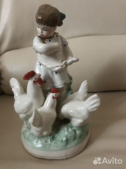 Статуэтки фарфор времён СССР/ огневушка сысерть
