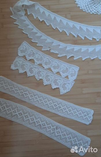 Кружевные вставки, вышивка старинные