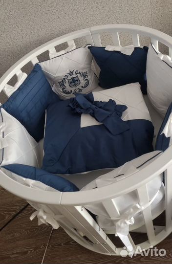 Бортики в детскую кроватку для мальчика