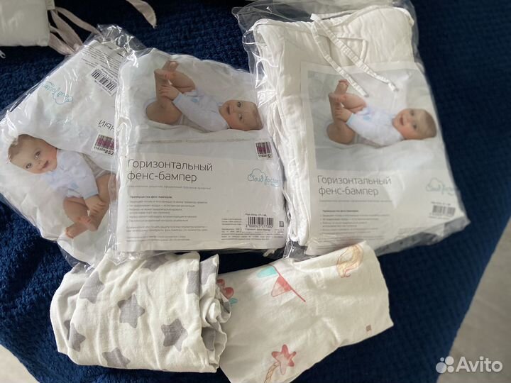 Бортики в кроватку и постельное белье