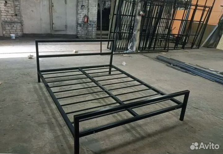 Кровать лофт каркас из металла