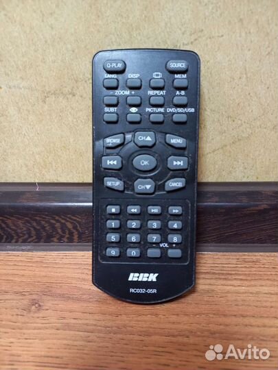 Пульт ду: BBK RC032-05R, DVD 7058,универсал RTV-07