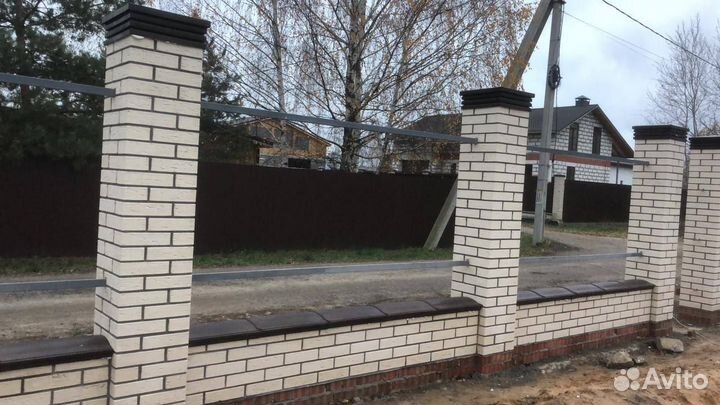 Колпак для защиты столба заглушка 1,5х1,5 кирпича