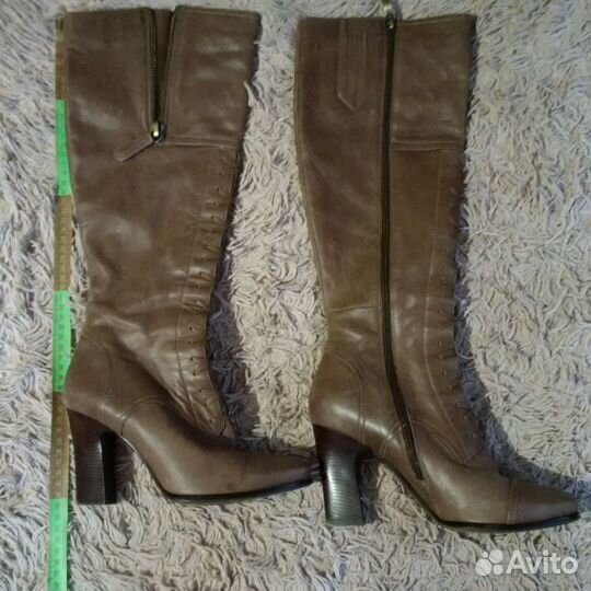 Сапоги из натуральной кожи