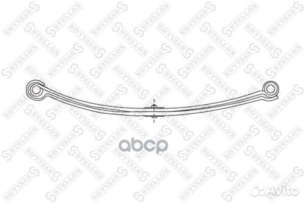 Рессора задн. 58 568 09 MB Sprinter 308-316CDI