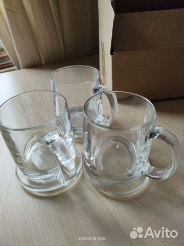 Кружки с подставками новые