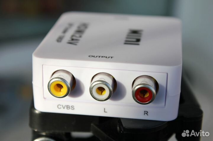 Переходник (конвертер) hdmi на AV 3RCA 3 тюльпана