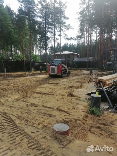 Планировка, расчистка, раскорчевка, поднятие