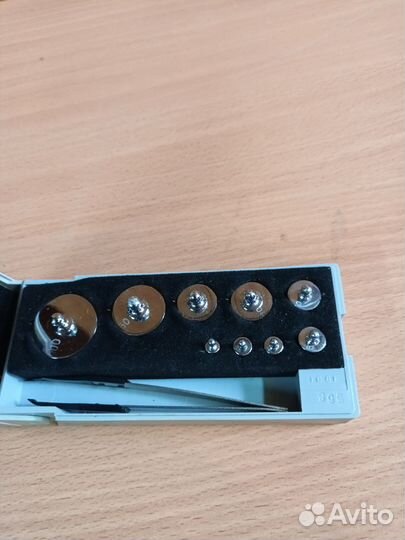 Набор мерных гирек разновесов