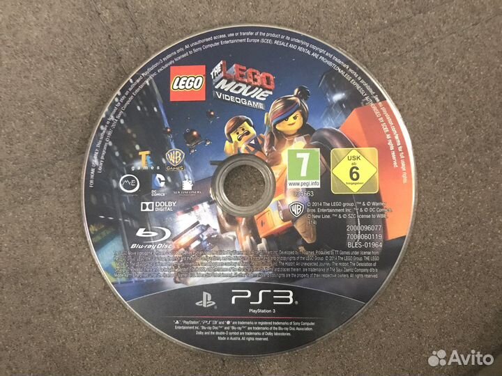 Диск пс3 видео лего