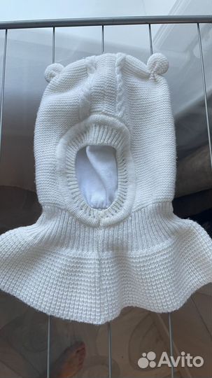 Шапка шлем для девочки 48 50