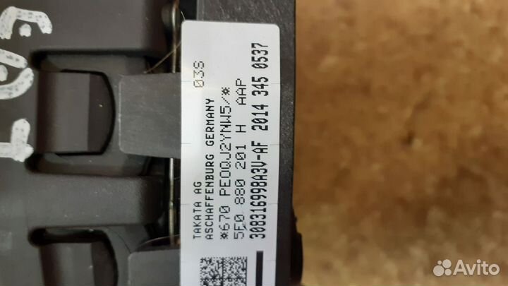 Подушка безопасности в руль Seat Leon 5F 2012+