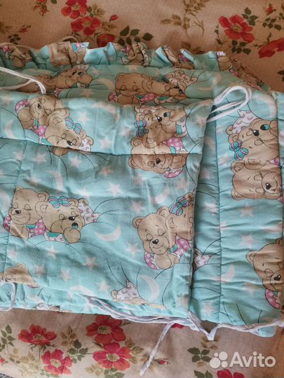 Балдахин в кроватку и бортики