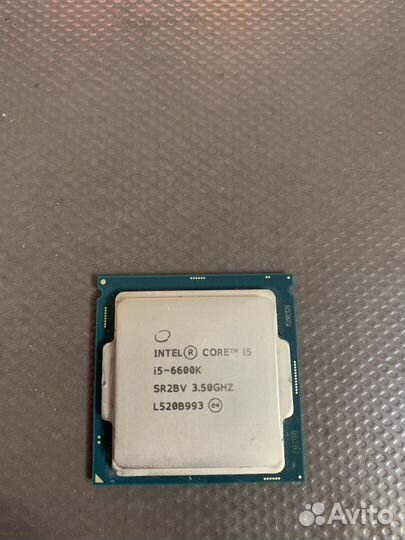 Процессор intel core i5 6600к
