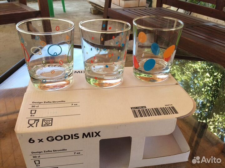 Стакан (Икея ) комплект- 6 шт