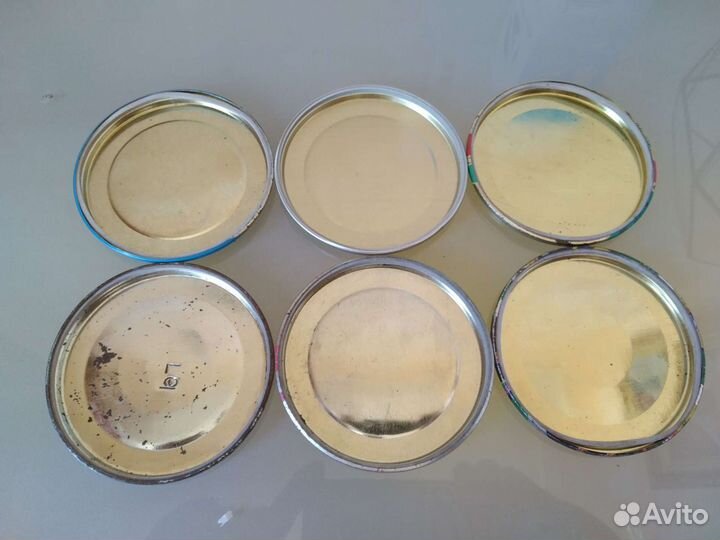 Крышки для черной икры, новые. СССР