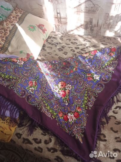 Павловопосадский платок шелковый