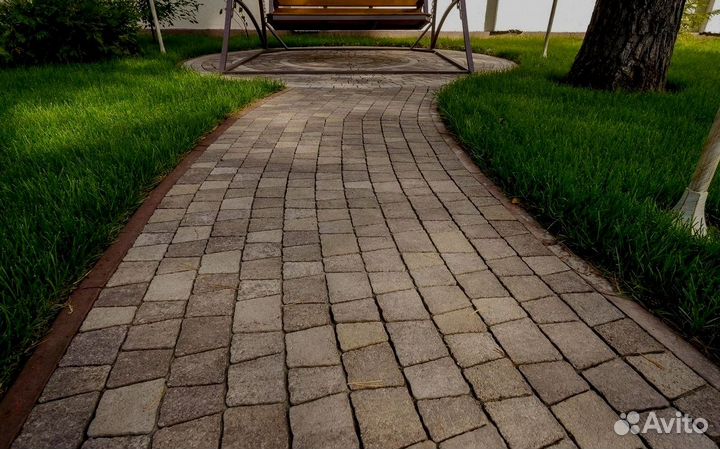 Тротуарная плитка вибропрессованная