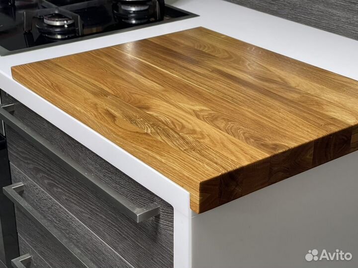 Большая доска 55х45х2,5см из дуба на столешницу