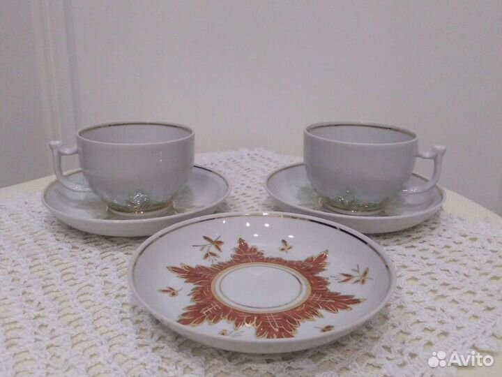 Чашки чайные,блюдца. Вербилки