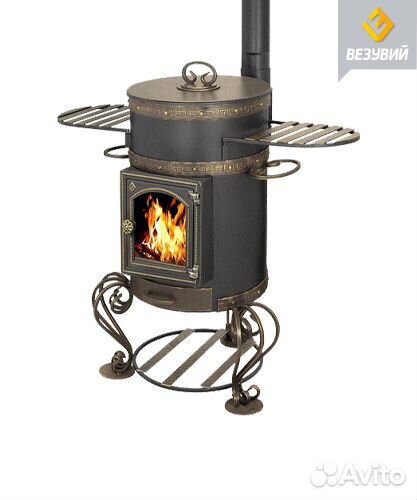 Печь под казан Везувий 