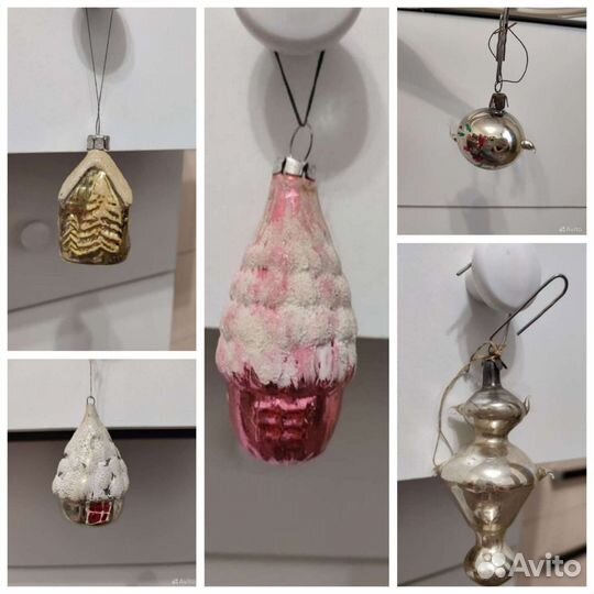 Елочные игрушки СССР 