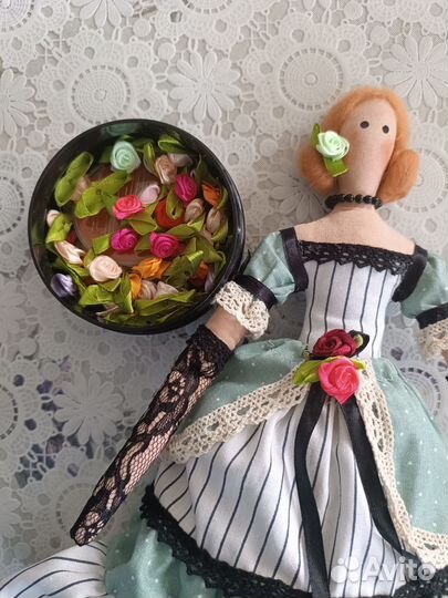 Интерьерная кукла тильда