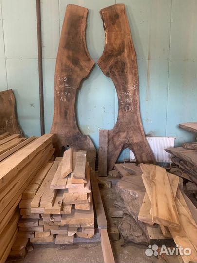 Карагач слэбы продольные от 2 м3