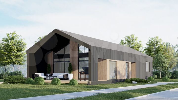 Дом 100 м² на участке 10 сот.