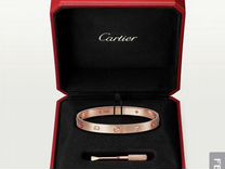 Cartier love золотой браслет 4 брил. оригинал