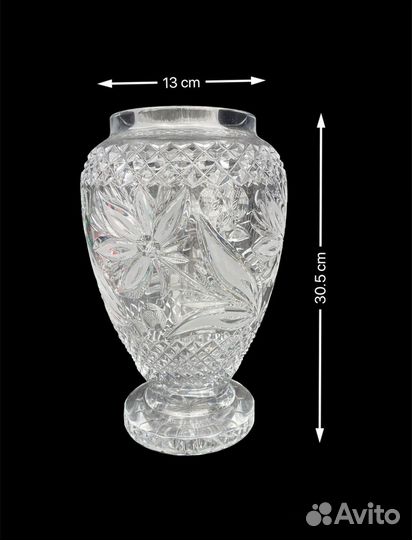 Ваза хрусталь барыня
