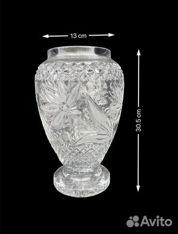 Ваза хрусталь барыня