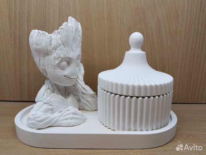 Кашпо ракушка большая, статуэтка Грут