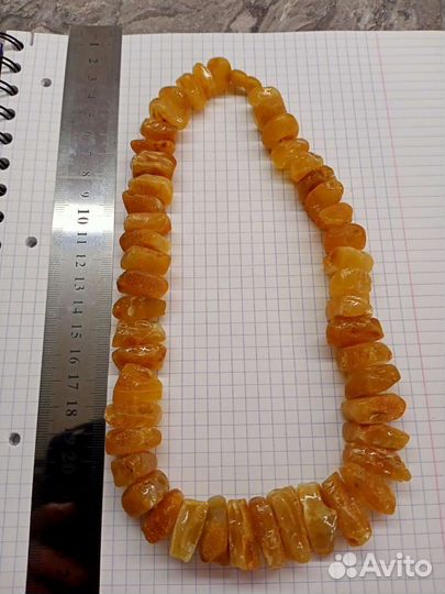 Янтарные бусы Винтаж