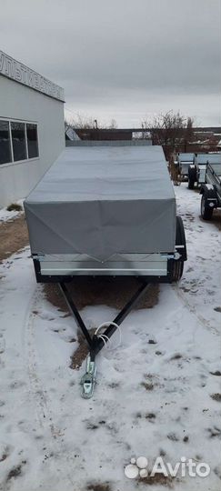 Прицеп Дюртюлинский разм190*125 с тентом 50 см