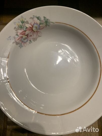 Тарелка СССР стакан