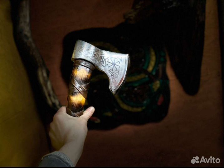 Топор ручной работы кованый