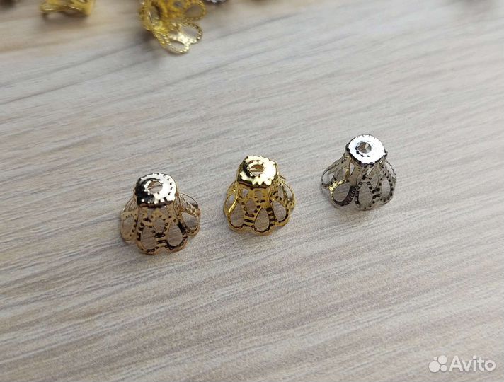 Наконечники для бусин, ёлочных игрушек