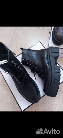 Ботинки guess оригинал кожаные новые